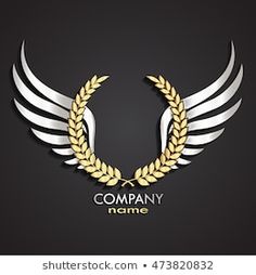 the logo for company with wings