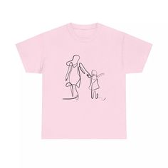 Mother Daughter T-Shirt - cute drawing child mom girl art love mommy day comfort | eBay Cute Drawing, Art Love, Girl Mom, Trendy Style, Brands Outlet, Mother Daughter, Art Girl, Cute Drawings, Trendy Fashion