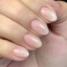 Shimmery Wedding Nails, Neutral Cats Eye Nails, Blush Cat Eye Nails, Nude Cat Eye Nails Design, Cat's Eye Nails, Cat’s Eye Nails, Cat Eye Nude Nails, Champagne Cat Eye Nails, Champagne Manicure