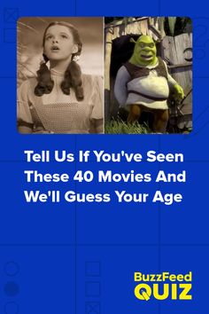 the poster for tell us if you've seen these 40 movies and we'll guess your age