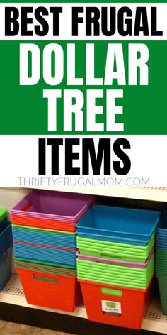 the best frugal dollar tree items for kids to use in their playroom