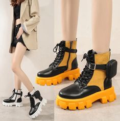 Brand Design Ladies Chunky Heels Boots Fashion Trendy on Storenvy Platform Boots Women, Womens Chunky Heels, Chunky Heels Boots, Platform Ankle Boots, Mix Color, Chunky Boots, Boots Women, Womens Ankle Boots, Designer Boots