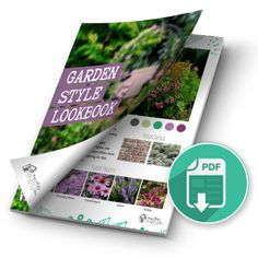 the garden style lookbook is open and ready to be used on your computer or tablet