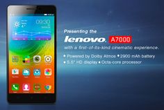 the lenovo a7000 smartphone is now available for pre - order in india