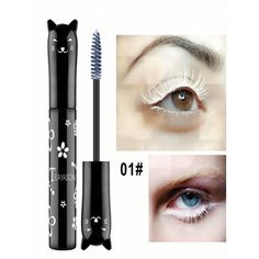 Color: Bck Benefits: Smudge Proof Size: Volumizing + Curling. Mascara Bleu, Dry Mascara, White Mascara, Color Mascara, Colored Mascara, Blue Mascara, Curling Mascara, Gift Makeup, Mascara Makeup