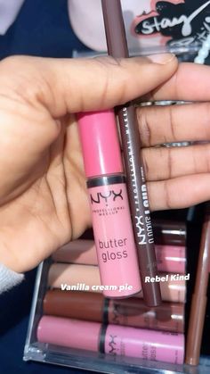 Lip Combos Products, Ulta Must Haves, Brown Lip Combo, Pink Lip Combo, Lipgloss Collection, Glossy Lips Makeup, Maquillage On Fleek, Lip Combos, Best Lip Gloss