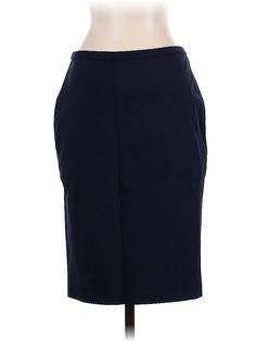 Elie Tahari Casual Skirt Size: 2 Bottoms - used. 63% VISCOSE RAYON, 32% NYLON, 5% ELASTANE, Solid | Elie Tahari Casual Skirt: Blue Solid Bottoms - Size 2 Women's Equestrian, Formal Skirt, Designer Maternity, Viscose Rayon, Elie Tahari, Blue Solid, Wool Skirts, Casual Skirt, Second Hand Clothes