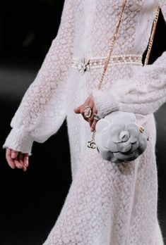 White Winter Dress, Camelia Chanel, White Dress Winter, Chanel Runway, Chanel Dress, Fashion Chanel, Chanel Couture, Chanel Official, Chanel Official Website