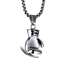 PRICES MAY VARY. Durable Material: Crafted from quality stainless steel, this boxing glove pendant necklace is robust, resistant to tarnish and rust, and easy to maintain, ensuring long-lasting wear Ideal Size: The pendant measures 2.5 x 1.5 cm (1.0 x 0.6 inches), providing a subtle yet striking accessory for boxing enthusiasts, making it a standout boxing necklace for men Adjustable Chain: The necklace features a 22-inch chain with a 2-inch extender, ensuring a comfortable and adjustable fit fo Boxing Necklace, Boxing Glove, Gloves Design, Necklace Box, Necklace For Men, Boxing Gloves, Punk Style, Chain Jewelry, Chain Pendants