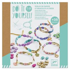 the do it yourself kit includes bracelets and beads