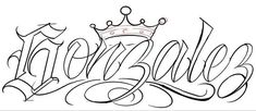 a drawing of the word blob with a crown on top