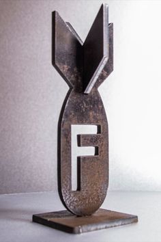 F-Bomb Metal Cutout, F-Bomb Desk Art, Unique Metal Art, Funny Gag Gift, F Word, Steel Bomb, Cuss Word, Desk Accessories, Novelty Gifts Ideas Vintage, Art Desk, Metal Shop