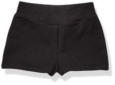 the black shorts are lined up against the white background, and there is no image on it