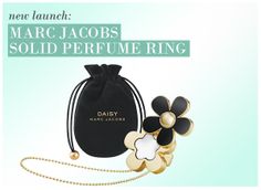 Just Launched: Marc Jacobs Limited Edition Solid Perfume Ring Necklace » Escentual's Beauty Buzz Vintage Style Rings, Wild Strawberries, Vanilla Fragrance, New Launch