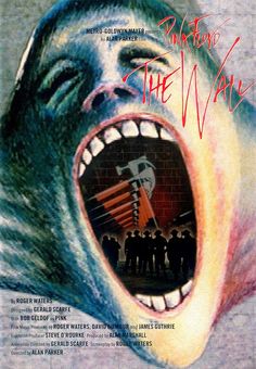 an old movie poster with the mouth open