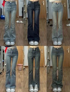 High Waist Loose Pants, Peony Aesthetic, Soft Jeans, 2000s Fashion Outfits, Pants Casual, Loose Pants, Gymnast