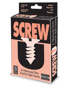 the screw game is in its box