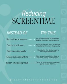 Are your kids spending too much time on screens? It’s important to find a balance that supports their well-being. Excessive screen time can impact sleep, physical health, and even their social skills. But don’t worry, setting boundaries doesn’t have to be a hassle! Here are a few fun tips to help reduce screen time without being the “annoying” parent: 🌟 Set limits on screen time duration and content. 🚫 Create device-free zones in certain areas of the house. 🍽️ Have device-free family meals... How To Lower Screen Time, How To Limit Screen Time, How To Reduce Screen Time, No Screen Time Activities, No Screen Time Until, Low Screen Time, Screen Time Limit, Screen Time Checklist, Dopamine Diet