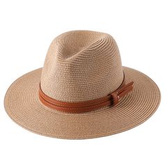 SPECIFICATIONSDepartment Name: ADULTstyle1: beach hats womenstyle2: sun beach hatstyle3: wide brim hatstyle4: wide brim hat womenBrand Name: NoEnName_NullPattern Type: SolidItem Type: Sun HatsModel Number: 202203011666888Style: CasualMaterial: PaperPlace Of Origin: China (mainland)Feature: Decorate Applicable Scene: BeachRelease Date: Summer2022Applicable Season: Spring and SummerCN: ZhejiangOrigin: Mainland ChinaGender: UnisexChoice: yessemi_Choice: yes Panama Hat Style, Straw Panama Hat, Wide Brim Straw Hat, نظارات شمسية, Straw Sun Hat, Fall Hats, Wide Brim Fedora, Wide Brim Sun Hat, Straw Fedora