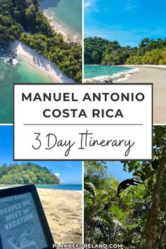 the costa rica 3 day itinerary