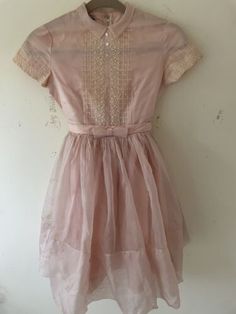 ad eBay - Find many great new & used options and get the best deals for Vintage 1950s Suzanne RAR Fashion Girl Party Embroidered Pink Dress at the best online prices at eBay! Free shipping for many products! Pretty In Pink Outfits, Vintage Christmas Dress, Pretty Poison, Little Ghost, Small Pin, Girl Party, Pink Outfits, Thrift Stores, Fallen Angel