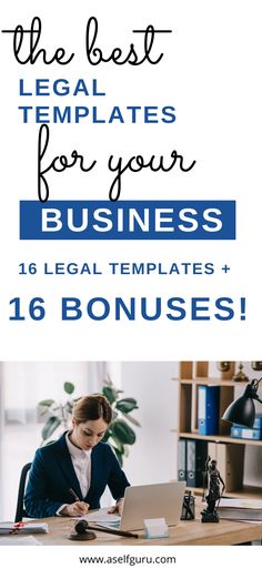 the best legal templates for your business 16 legal templates + 16 bonses