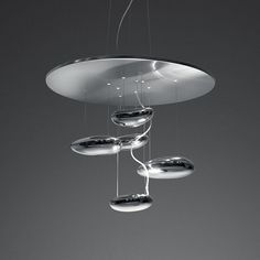 Mercury Mini Suspension Lamp Extension by Artemide Ross Lovegrove, Kitchen Faucets Pull Down, Indirect Lighting, Suspension Light, Suspension Lamp, Chaise Bar, Led Chandelier, Chandeliers And Pendants, Led Ceiling Lights