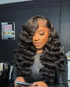 Loose Waves Hair, Glueless Wig, Hair Laid