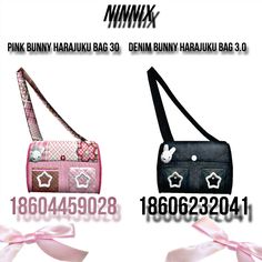 Roblox Codes Backpacks, Brookhaven Bag Code, Bags Roblox Codes, Roblox Bag Code Y2k, Kawaii Hello Kitty Print School Shoulder Bag, Code Brookhaven, Roblox Accessories, Japan Bag, Roblox Items