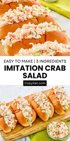 Crab Recipes Easy, 3 Ingredient Recipes