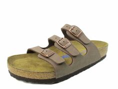 PRICES MAY VARY. Details: strap with three individually adjustable metal pin buckles Upper: Birko-Flor Anatomically shaped cork-latex soft footbed with integrated permanently elastic latex cushion Lining: suede Waterproof Birkenstocks, Birkenstock Clog, Birkenstock Outfit, Birkenstock Style, Birkenstock Men, Neutral Heels, Birkenstock Women, Footbed Sandals, Birkenstock Florida