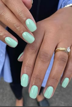 Square Nails Spring Colors, Single Colored Nails, 2023 Pedicure Colors, Acrylic Nails Square Short, Nail Colors That Make You Look Tan, Makeup Aesthetic Natural, Nature Wallpaper Home, Nails Verano, Natural Hairstyles For Short Hair