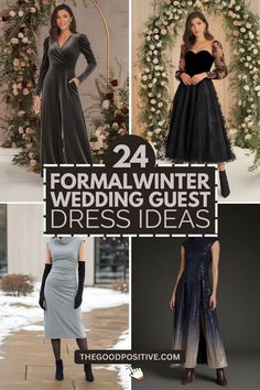 four formal winter wedding guest dresses