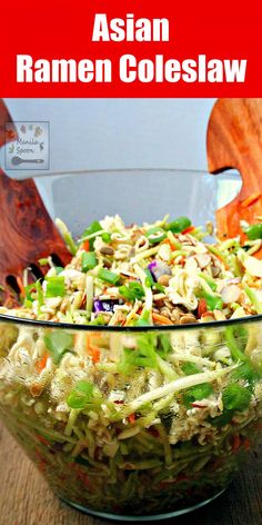 Ramen Coleslaw, Asian Coleslaw Recipe, Japanese Appetizers, Coleslaw Recipes, Asian Coleslaw, Tasty Salads