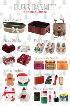 christmas gift guide for the burber basket