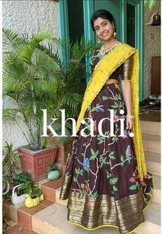 Zarikota Lehenga, Indian Long Dress, Langa Voni, Lehenga Saree Design, Half Saree Lehenga, Half Sarees, Kids Blouse Designs, Lehnga Dress, Bridal Lehenga Collection