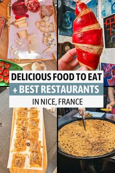 delicious food to eat and best restaurants in nice france