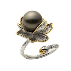 PRICES MAY VARY. Made of S925 sterling silver Plated 18K Gold Electro plating three platinum Gold layers with, platinum Gold part is not oxidized easily, remaining radiant. also contains Real Tahitian Cultured Black Pearl NONNYL stylish pearl rings is crafted to be lightweight for easy all-day wear. It is Hypoallergenic; Nickel, Lead and Cadmium-free and safe to wear in case you have metal sensitivites. Rings a stylish, stackable design to put on everyday. This tiny pearl rings is styled on a ri Elegant White Gold Jewelry For Birthday, Hallmarked Pearl Ring For Gift, Fine Jewelry White Gold Pearl Ring For Gift, Fine Jewelry White Gold Pearl Ring As Gift, Silver Ring For Formal Occasions And Mother's Day, Silver Ring For Celebration, Silver Ring For Formal Occasions On Mother's Day, Elegant Rings For Mother's Day, Luxury White Gold Jewelry For Birthday