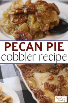 Easy Pecan Pie Cobbler Recipe | Simple in the Country