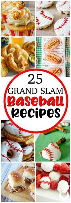 25 grand slam baseball dessert recipes