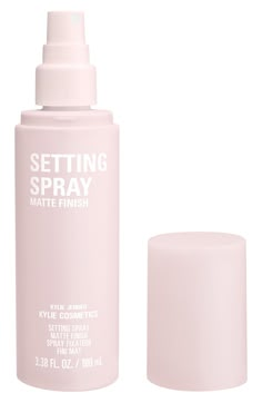 What it is: A mattifying, ultrafine facial mist that instantly sets and locks in makeup for all-day wear.Who it's for: All skin types.What it does: This ultrafine facial mist spray locks in makeup while helping to soothe skin, minimize excess shine and prevent makeup from settling into fine lines. The breathable, weightless formula diffuses across the face without disturbing makeup, keeping your look fresh and vibrant all day long without drying out skin. It leaves you with smudge-proof makeup a Kylie Makeup Look, Teen Makeup Products, Asian Makeup Products, Setting Spray Makeup, Make Up Spray, Setting Mist, Kylie Makeup, Luxury Beauty Products, Kylie Jenner Makeup