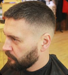 Short Hair Men Receding Hairline, Short Men's Haircut, Skin Fade Short On Top, Shorthair Haircut Men, Mid Fade Crewcut, Men’s Summer Haircuts 2023, Skin Fade Short Hair, Forward Hairstyles Men, Short Hair Skin Fade