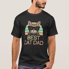 Best Cat Dad Ever Retro Funny Mens Gift T-Shirt Cheap Mothers Day Gifts, Retro Funny, Unique Mothers Day Gifts, Best Cat, Retro Humor, Cat Tshirt, Cool Cats, Mens Gifts