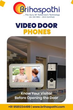 #doorbell #security #smarthome #doorlock #technology #smarttech #digitallock #accesscontrol #Videodoorphone Intercom Design, Smart Door, Smart Lock, Security Surveillance