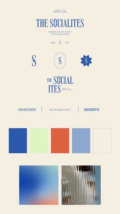 an image of the social ties website