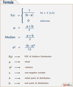 the formula for different numbers and functions in an english language, including one point of distribution