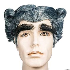 Center parted with side high curls give this wig that quirky mayor look. Eyebrows not included. The Grinch Costume, Mayor Of Whoville, Whoville Costumes, Christmas Wig, Funny Wigs, Black Eyebrows, Grinch Who Stole Christmas, Eccentric Style, Coupon Box