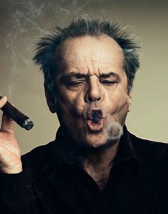 gualty:  “… fumate solo dopo aver fatto l’amore .  E’ così che io sono riuscito a smettere … ecco.  ” Celebrity Friends, Septième Art, Good Cigars, Fidel Castro, Cigars And Whiskey, Jack Nicholson, Deja Vu