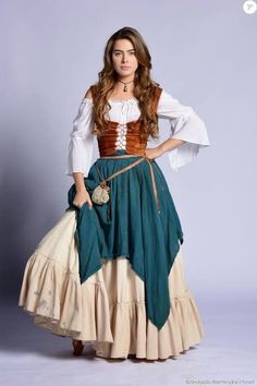 Medival Outfits Woman Royal, Rennaisance Faire Outfit, Tavern Wench, Fair Outfit, Medieval Clothes, Clothing Reference