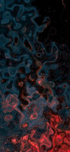 an abstract photograph of red and blue water